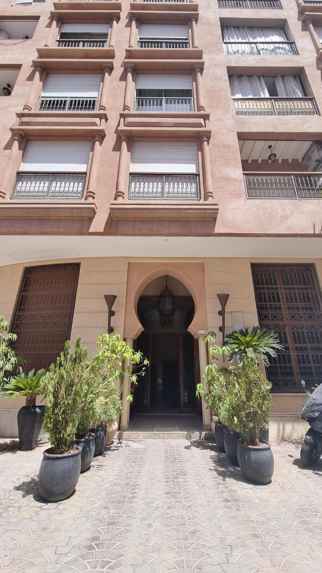 Superbe Appart Marrakech 2 Chambres Avec Piscine, En Plein Centre A 3Min De Guelliz, De La Gare Marrakesh Luaran gambar